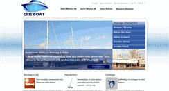 Desktop Screenshot of chantier-crisboat.com